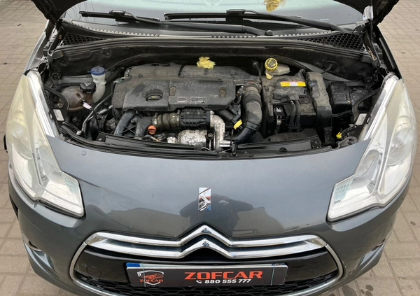 Citroen DS3 cena 11500 przebieg: 180927, rok produkcji 2012 z Łęczyca małe 121